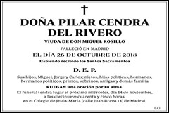 Pilar Cendra del Rivero